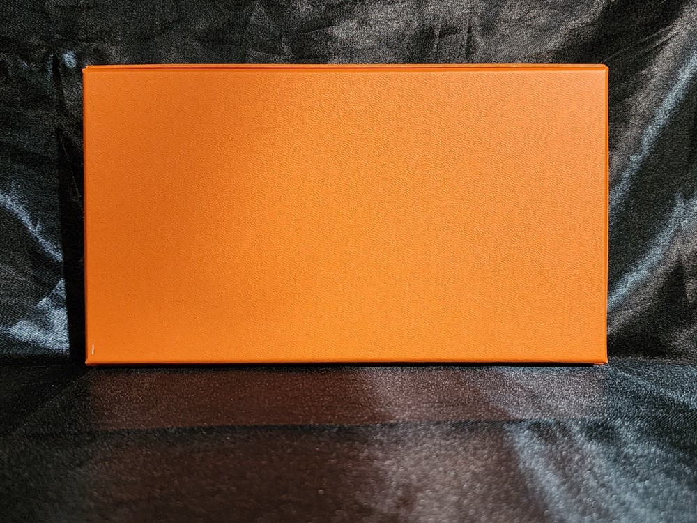 Authentic Hermes Empty Box #57 w/Tissue Paper & Ribbon