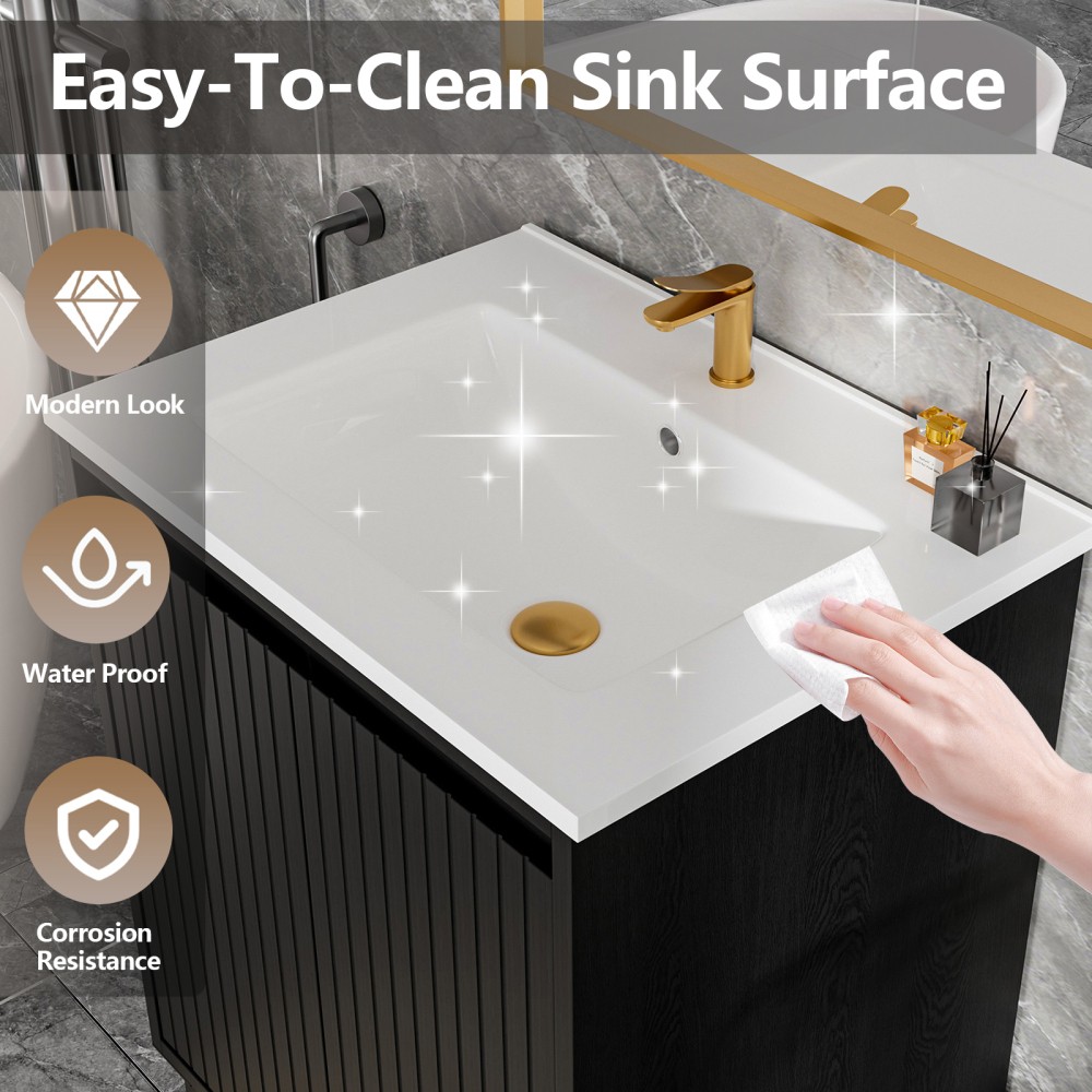 Bathroom Vanity W Sink Floor Standing Structure