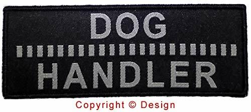Small Woven Dog Handler Badge (Hook & Loop)