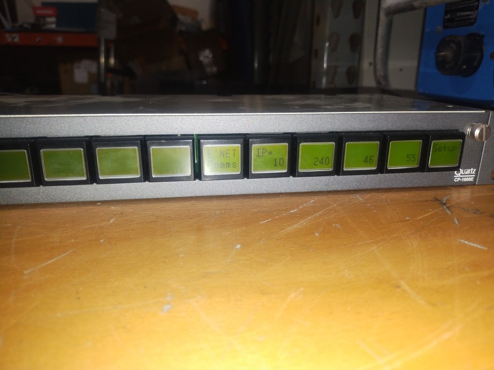 Evertz Quartz CP-1000E Intelligent Router Control Panel