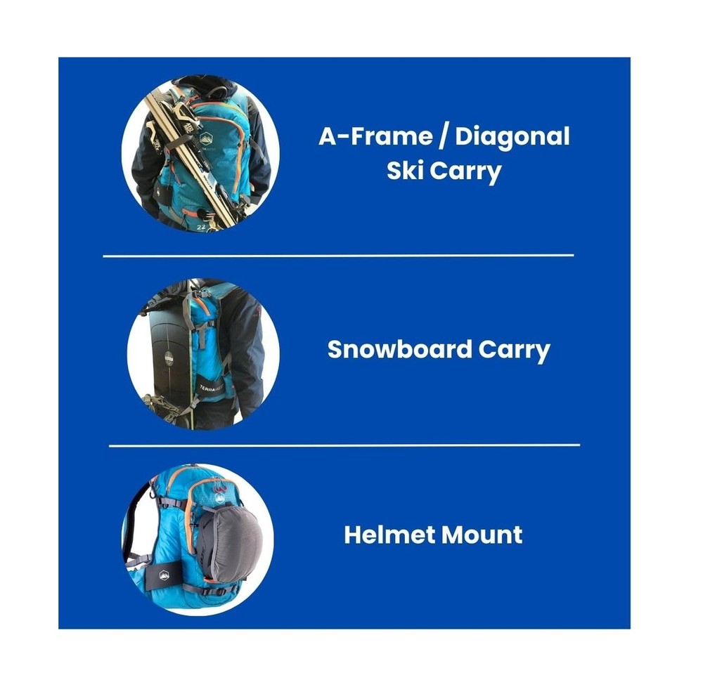 Core Avalanche Kit,Ski Backpack including Recco & Removable Back Protector, H...
