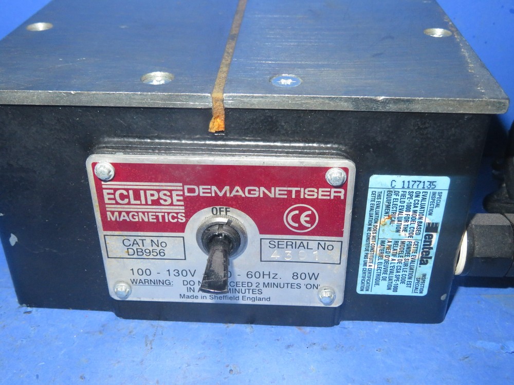 Eclipse DB956 Table Top Demagnetizer + 1 Year Warranty