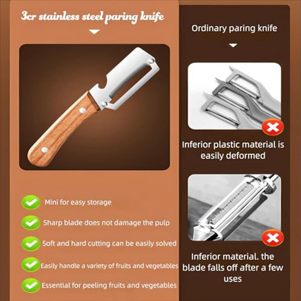 2 in 1 Multi-functional Vegetable Peeler for Kitchen Single Blade Tool Tool