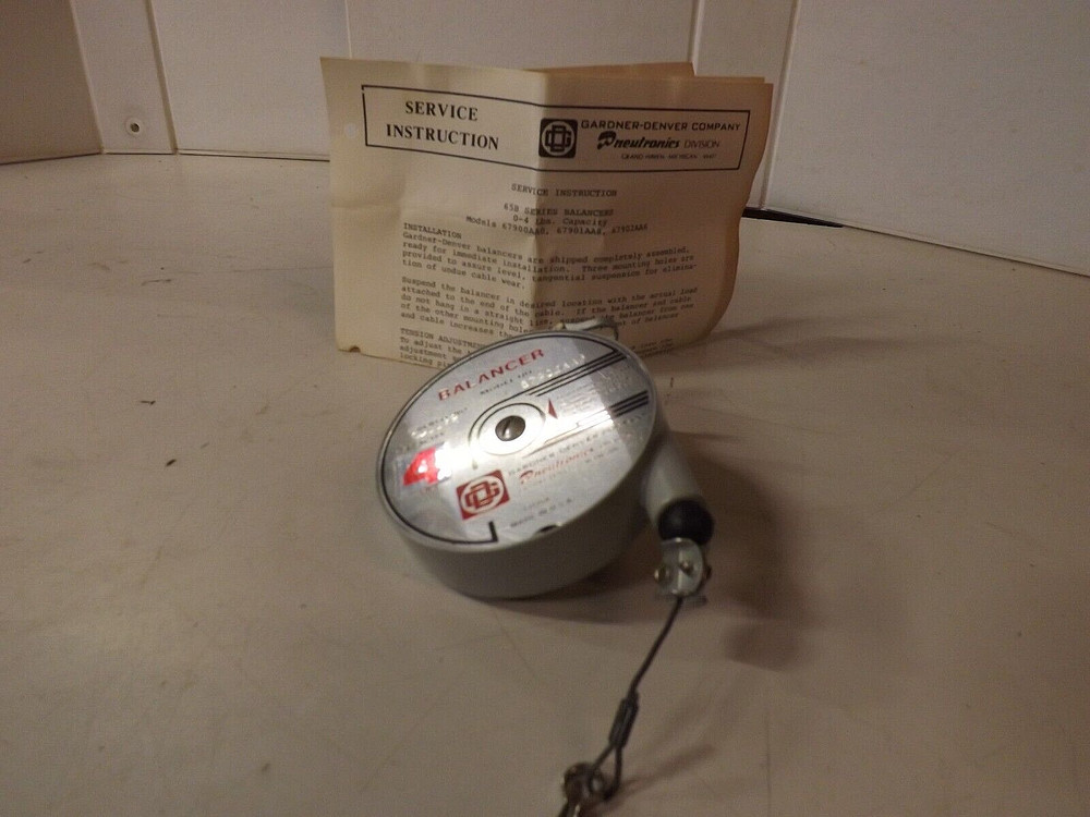 GARDNER-DENVER 65B Series Balancer 4 lb. Capacity Model 67902AA6