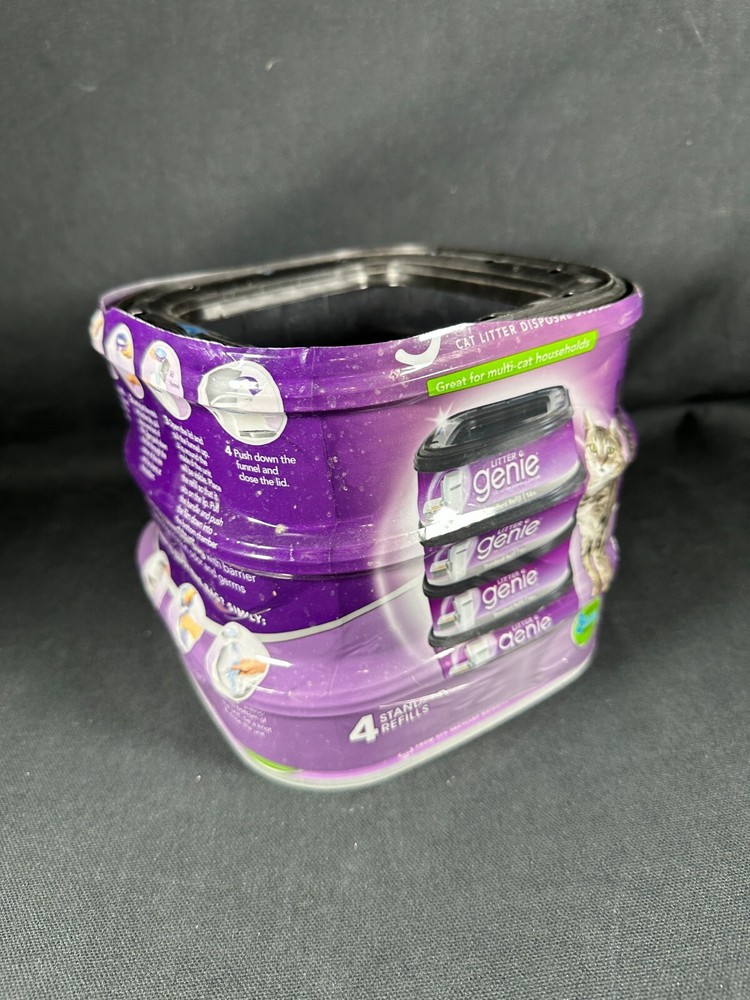 3 Litter Genie Standard Refills Cat Litter Disposal