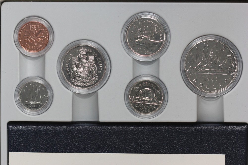 1986 Canada Specimen Set SS# 72 2IJU