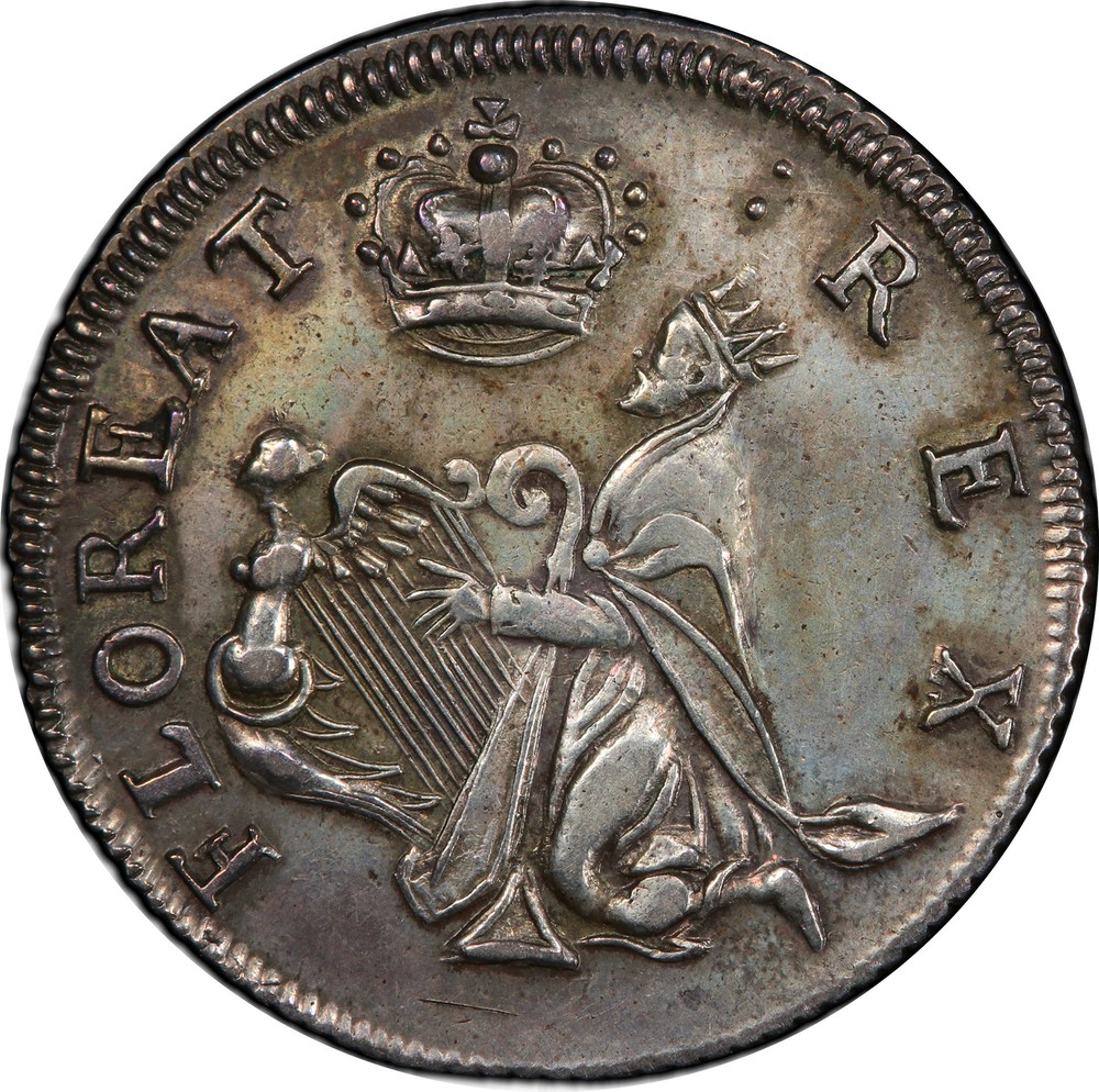 ST PATRICK NEW JERSEY, SILVER FARTH PCGS AU 55