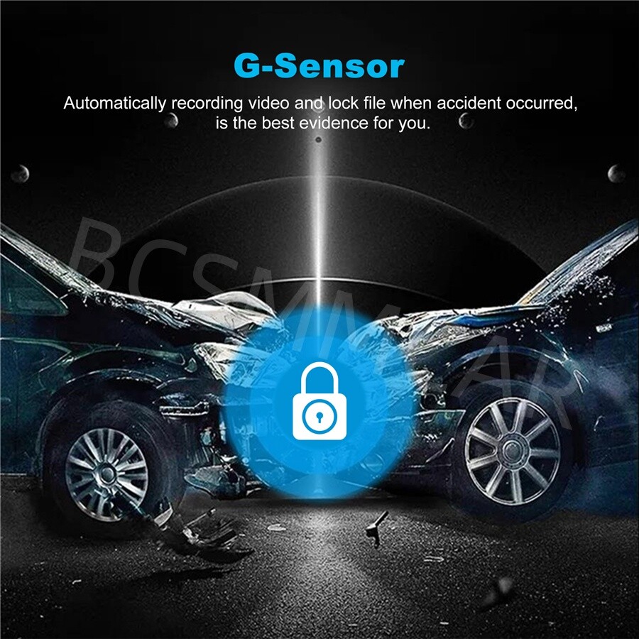 Car Dash Camera For CarPlay Android Auto Navi WIFI 7in Stereo Multimedia Player