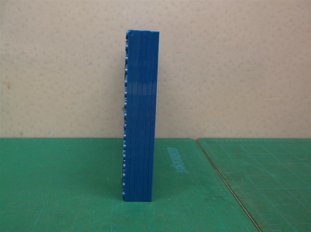 Brick Blue Building Plates 5"x5", 6 Pack