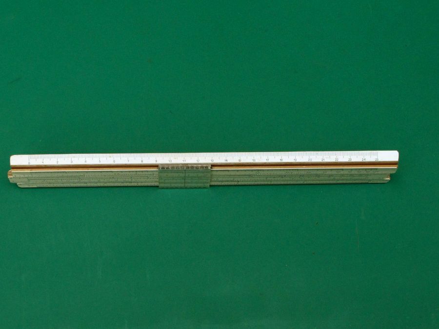 Vintage 1972 USSR Russian Slide Logarithmic Ruler for Engineering Calculation