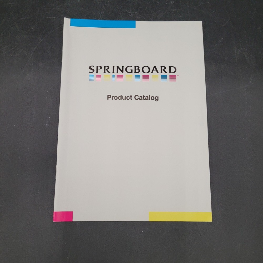 Vintage Computing Springboard Certificate Maker Commodore 64 128 UNTESTED C64