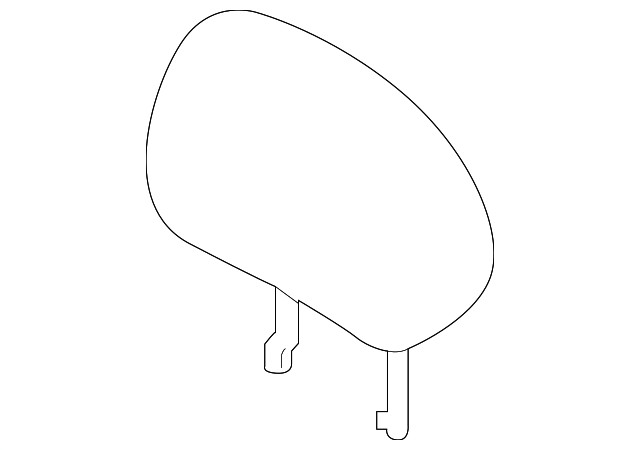 Genuine Nissan Headrest Outer 86430-6MA0B