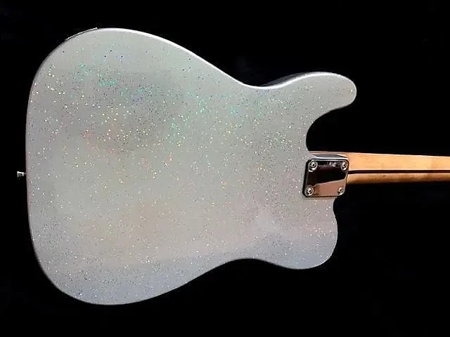 6 STRING SILVER SPARKLE TL STYLE KING ELECTRIC GUITAR-GREAT PLAYING SOLID GUITAR