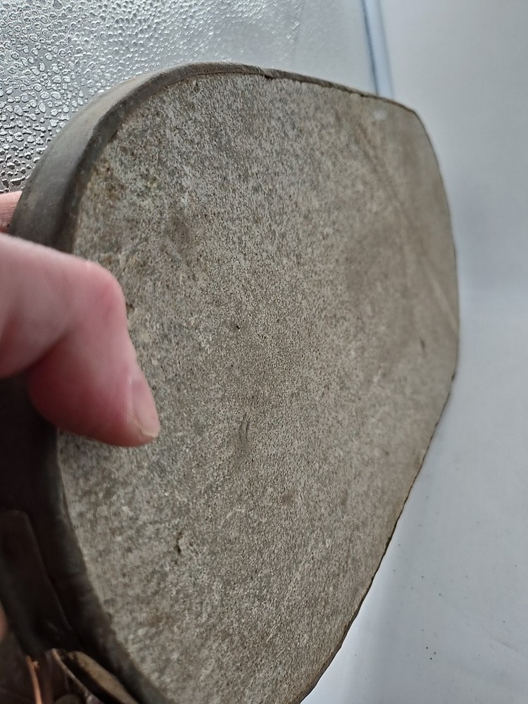 Large oval soapstone griddle Wired Rings 18" By 9"