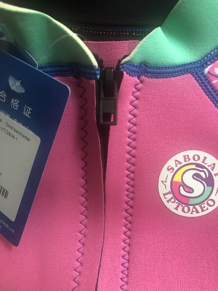 Girls Full Body Wetsuit one piece Size Medium