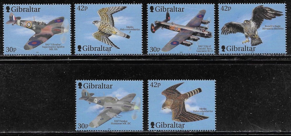 Gibraltar Scott #'s 851a - 853b MNH