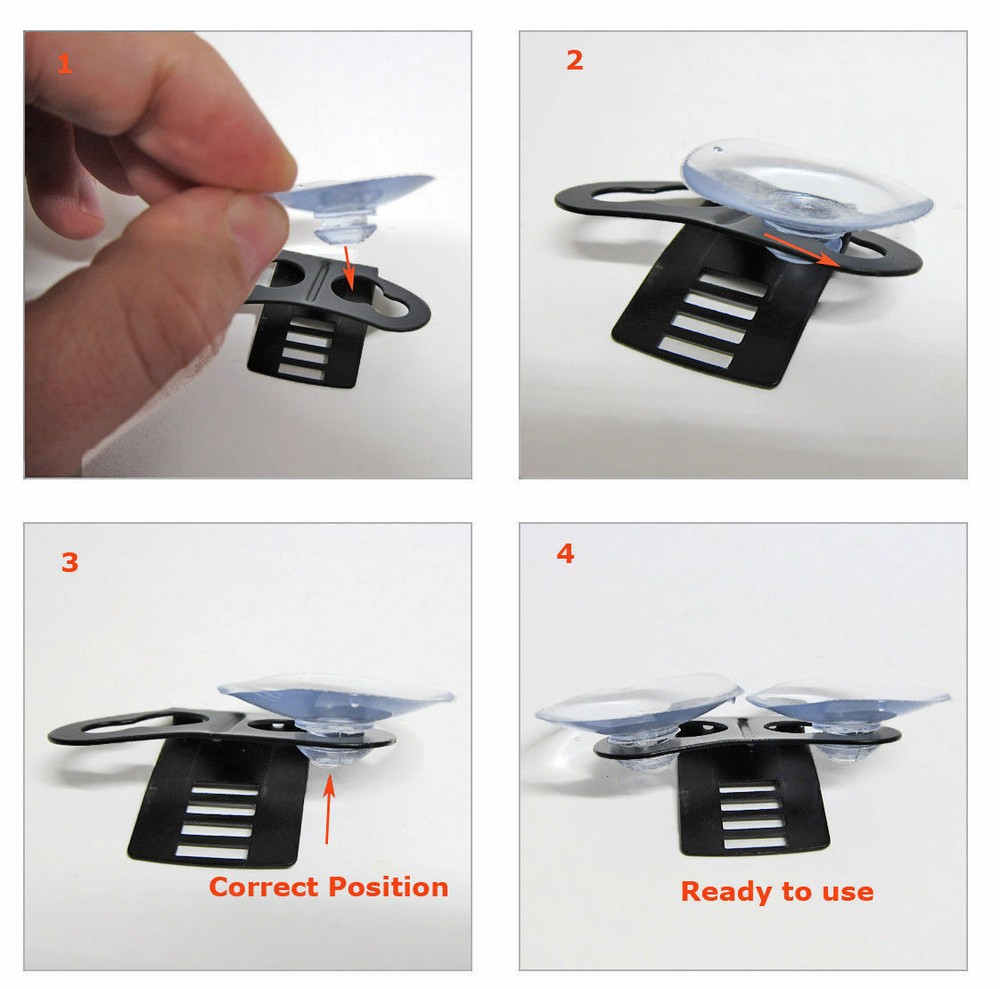 Car Windshield Suction+Sun Visor Clip Mount For Beltronics Express 795 Detector