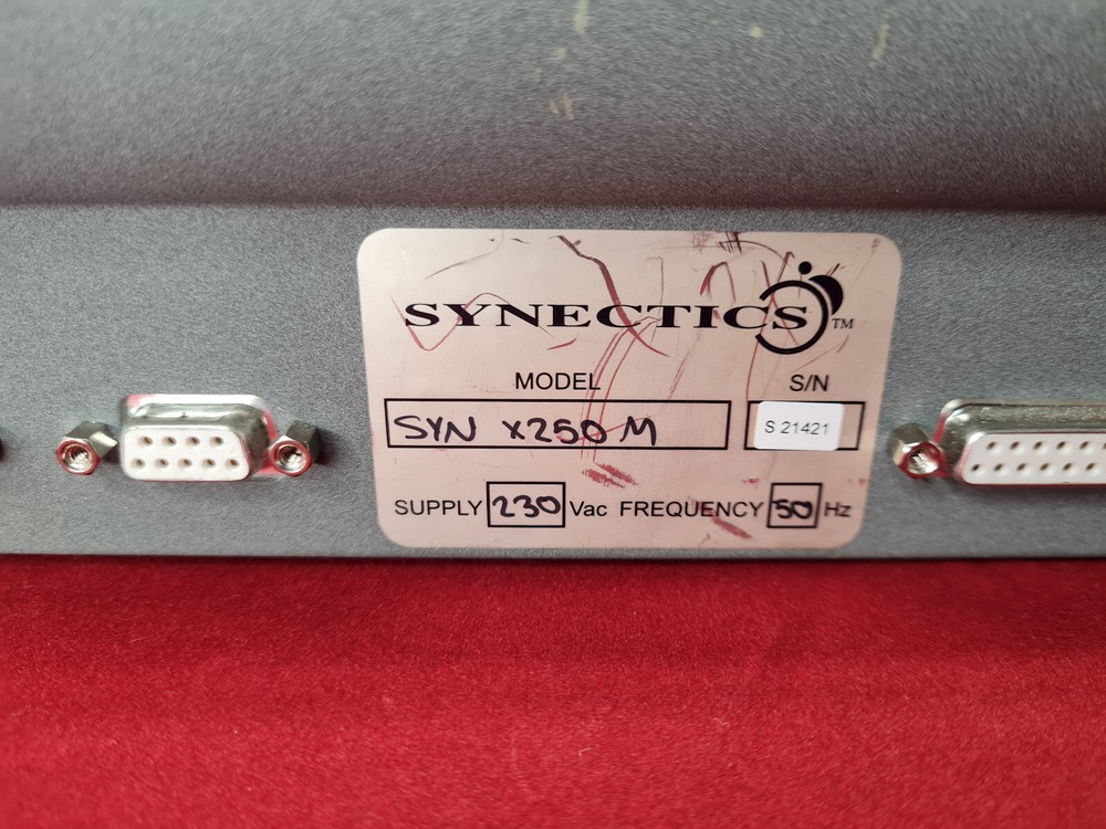 Untested Synectics CCTV System/Console/Control Unit P/N SYN X250 M