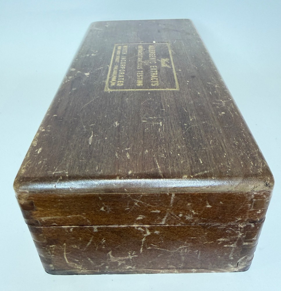 Vintage Wyeth allergenic extracts test kit, Bartos System design