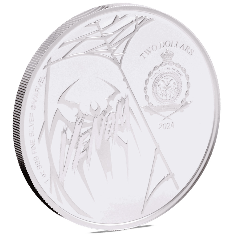 2024 Niue Marvel Comics Venom 1 oz Silver Colorized Proof Coin