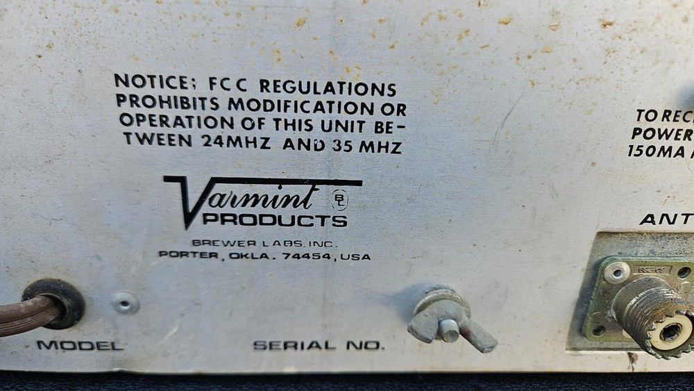 🔥 Varmint XL-350 Linear Amplifier - POWERS ON 🔥