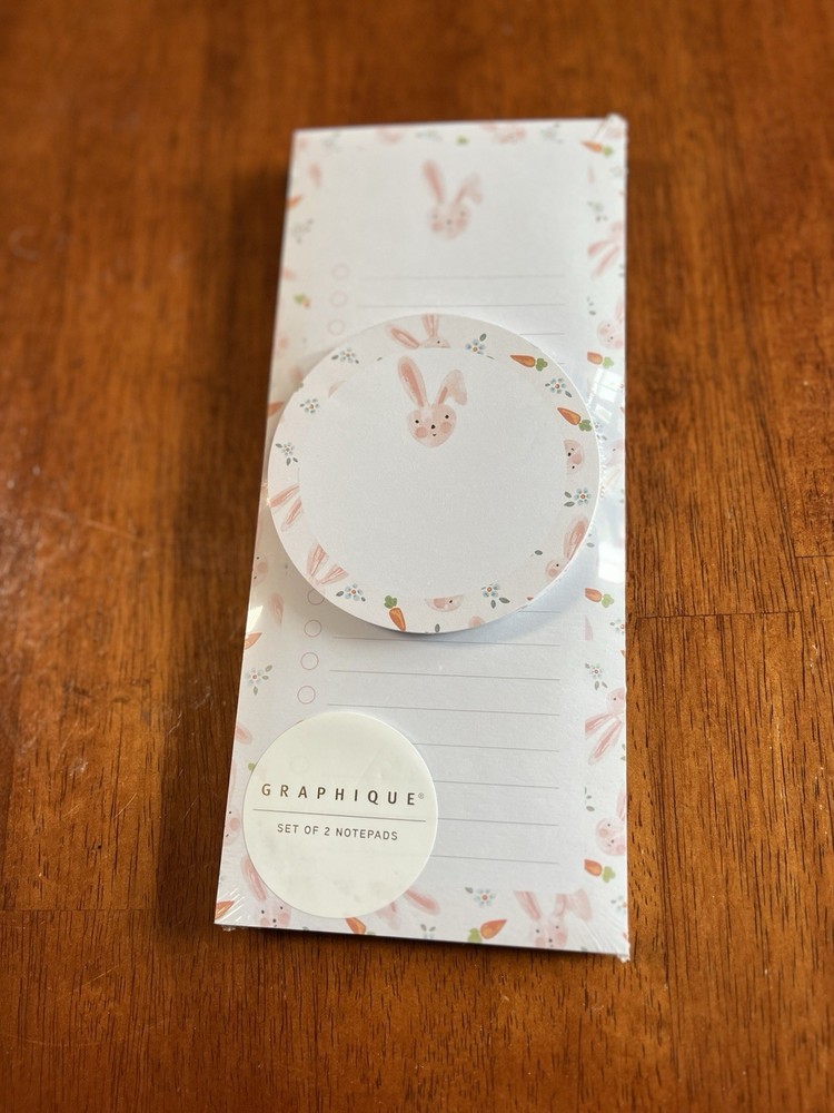 GRAPHIQUE SET OF 2 NOTEPADS