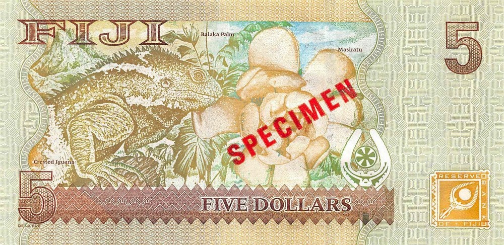 Fiji $2 - $100 ND. 2007 P 109s-114s 6 Notes specimen Set Uncirculated Banknotes