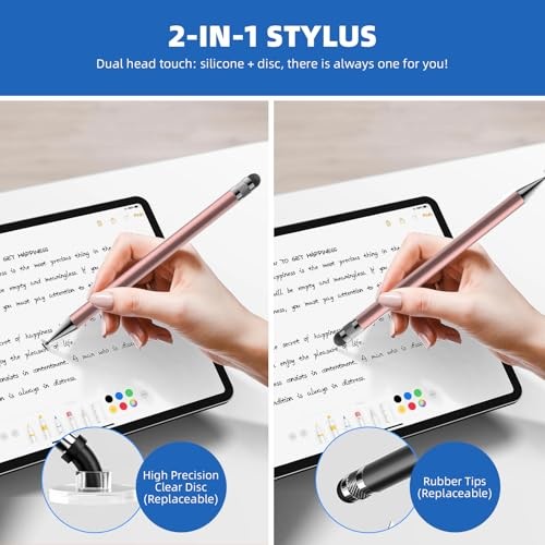 Stylus Pen for Touch Screen, Suitable for iPhone/Android Tablet/iPad 1 Black
