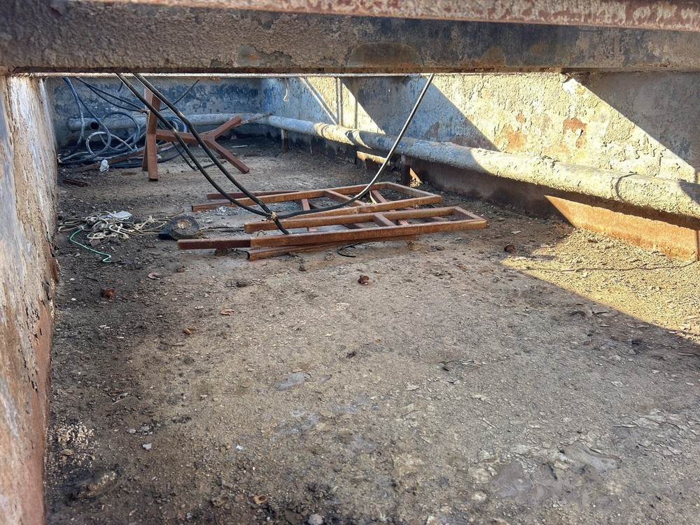 Frac Tank Mud Mixer Agitator / Shaker Tank Roll Off # 4591