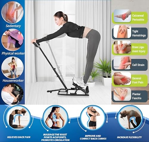 Adjustable Slant Board for Stretching, Physical Therapy, Rehabilitation