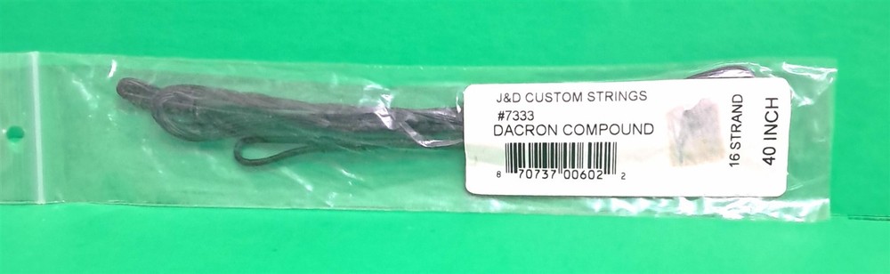 New J&D Custom Strings Teardrop Compound Bow Replacement String - 40" 16 st B50