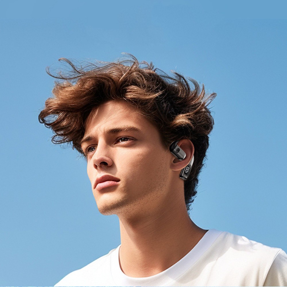Bluetooth 5.5 Wireless Headset Driving Trucker Earbuds Noise Cancelling