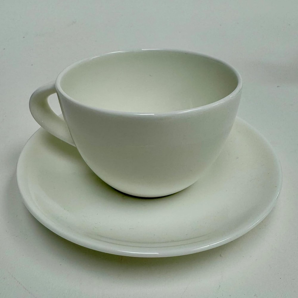 Bone China Dinnerware and Serveware. 15 Piece Tea Set, Service for 6, White