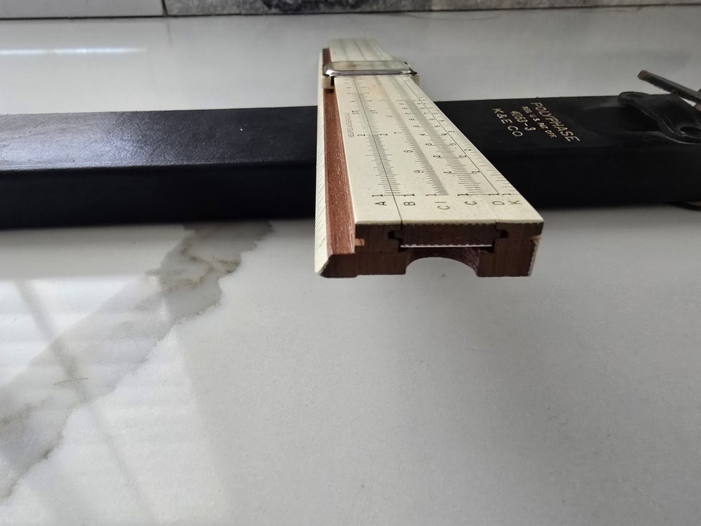 Keuffel & Esser K&E Polyphase Slide Rule 4053-3