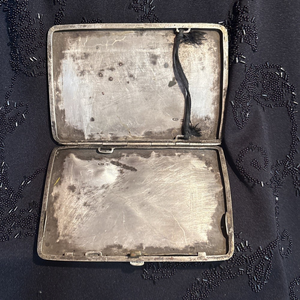 Vintage Silver 152.8 grams Cigarette Case