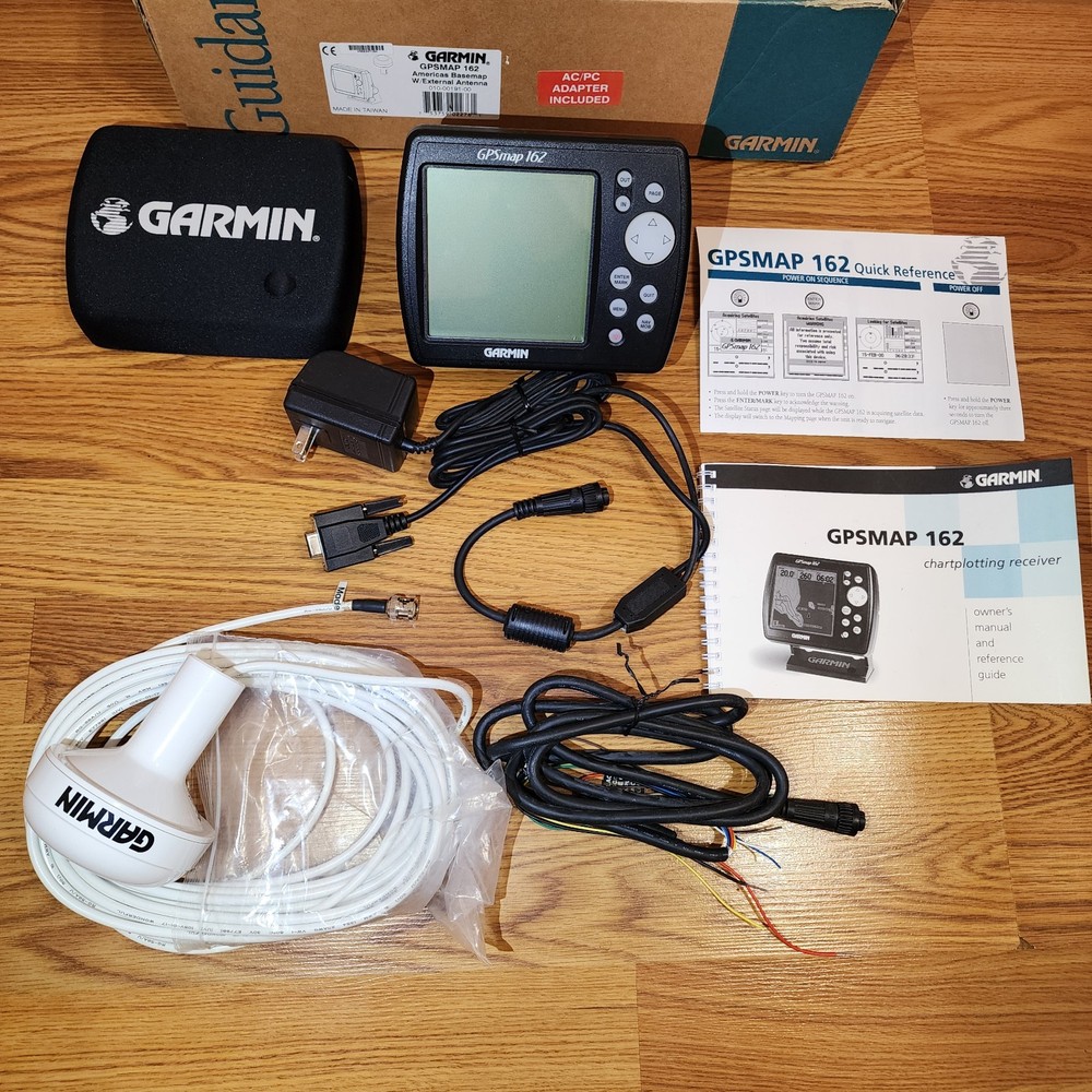 Garmin GPSmap 162 Navigator/Chartplotter with Cover & GA 29 Antenna