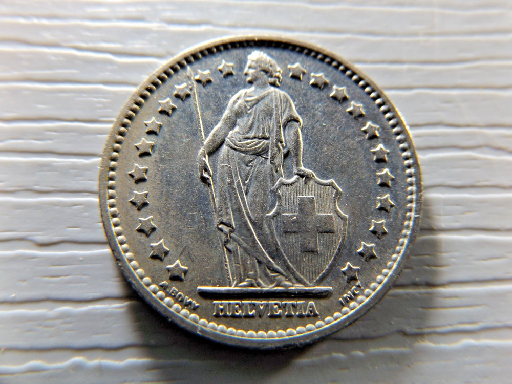 SWITZERLAND 1973 1 Franc