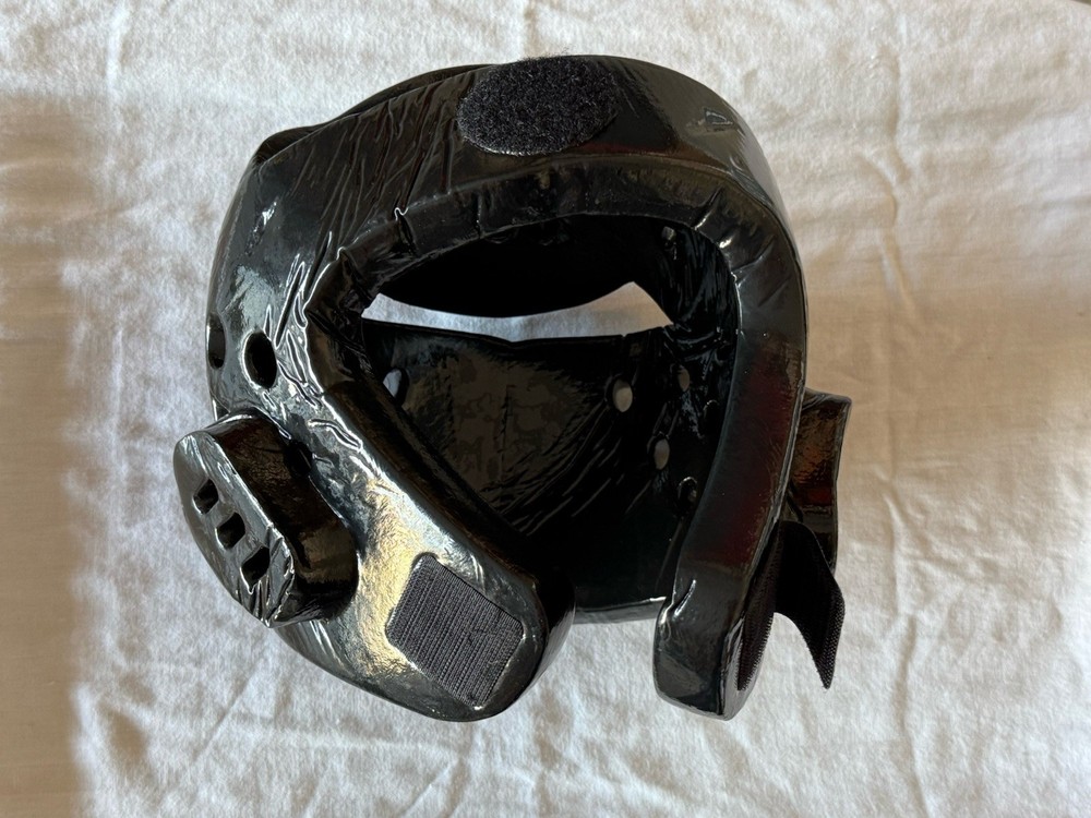 Black Face Shield Boxing MMA Headgear