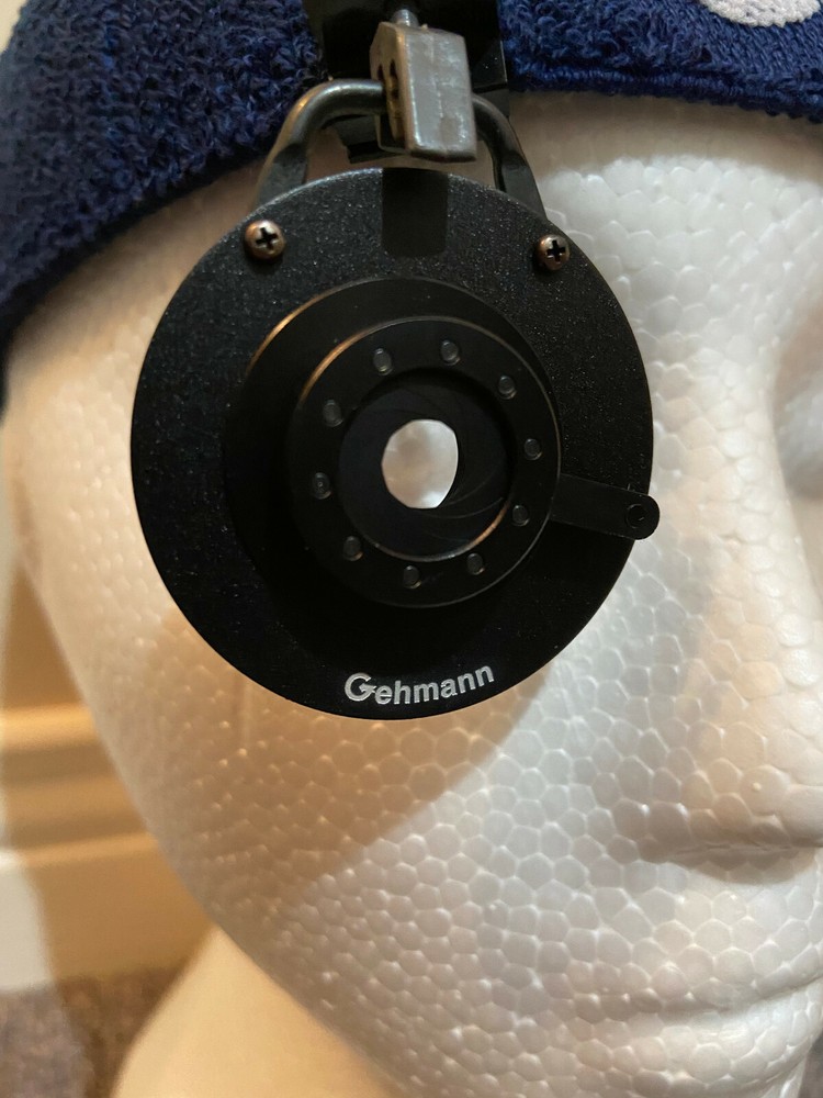 #397N Gehmann Headband w/ adjustable Iris & 30mm Eyeshield ISSF