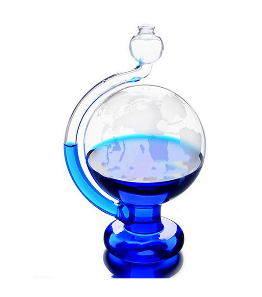 Storm Glass Weather Forecaster - Modern Home Ornament Visual Forecasting Tool