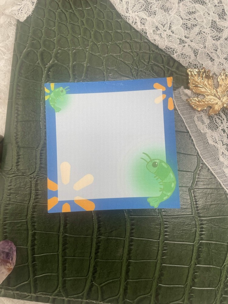 Radioactive Shrimp Tear Away Notepad