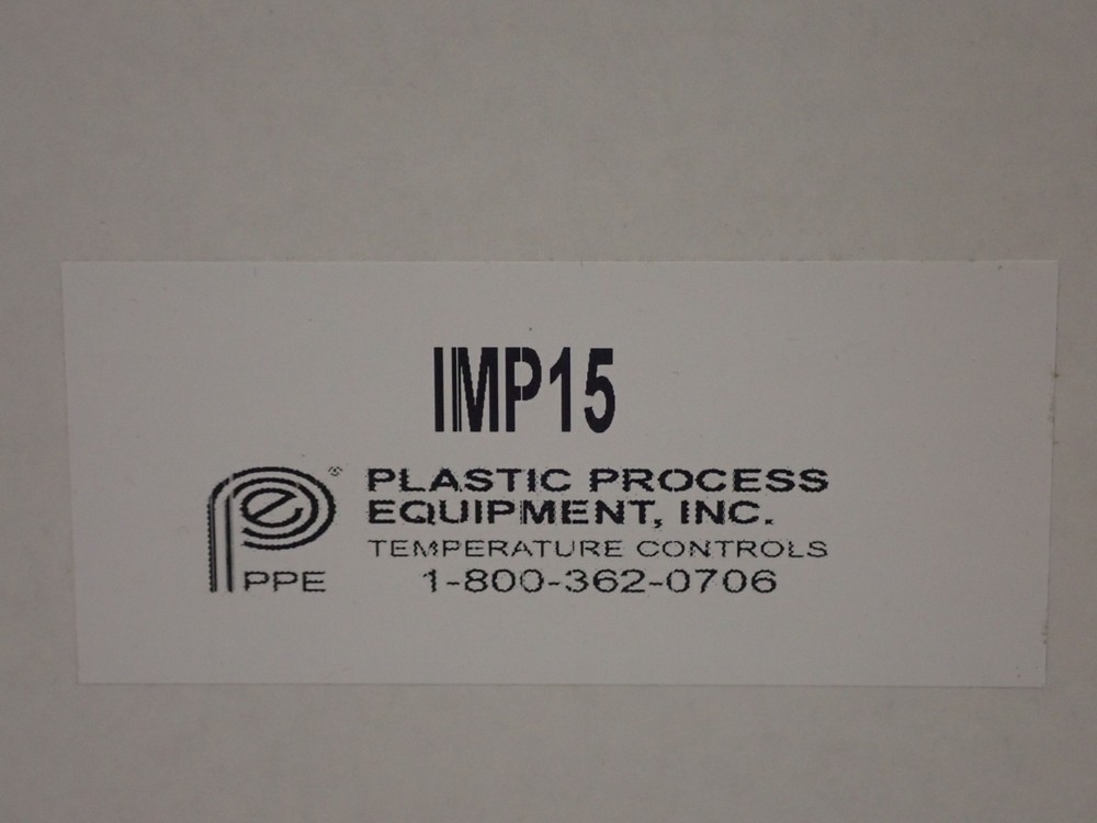 NEW UNUSED PLASTIC PROCESS EQUIPMENT PPE IMP15 HOT RUNNER TEMPERATURE CONTROL