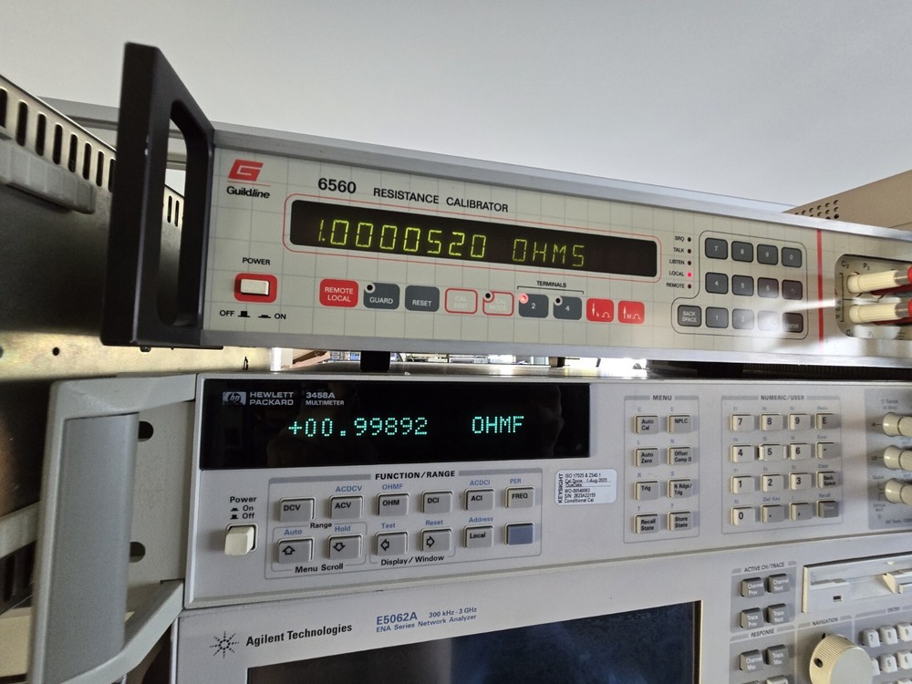 Guildline 6560 Resistance Calibrator Tested