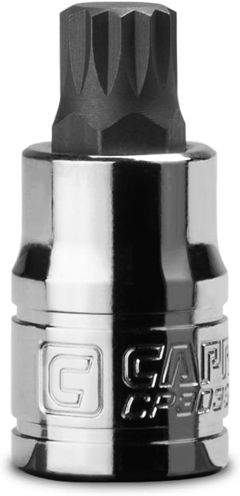 Capri Tools 10 mm M10 Stubby XZN Triple Square Bit Socket, 10mm (M10)