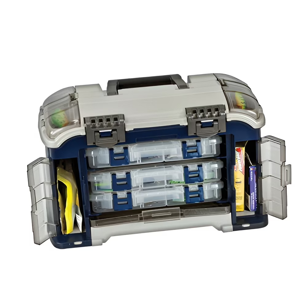 Angled Tackle System 3700, Blue and Silver