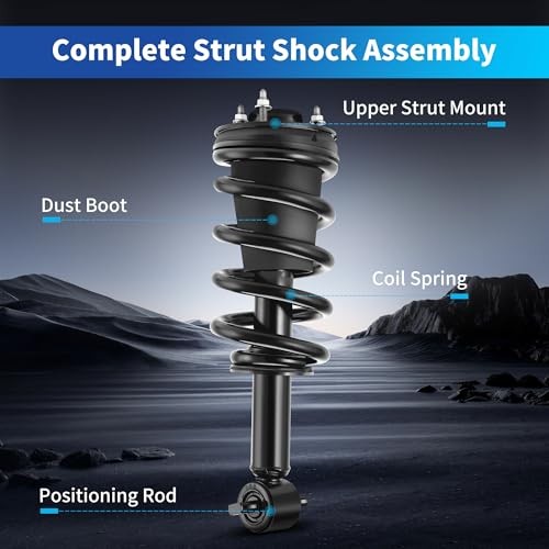 Front Complete Strut Shocks and Coil Spring Assembly Compatible 07 Tahoe front