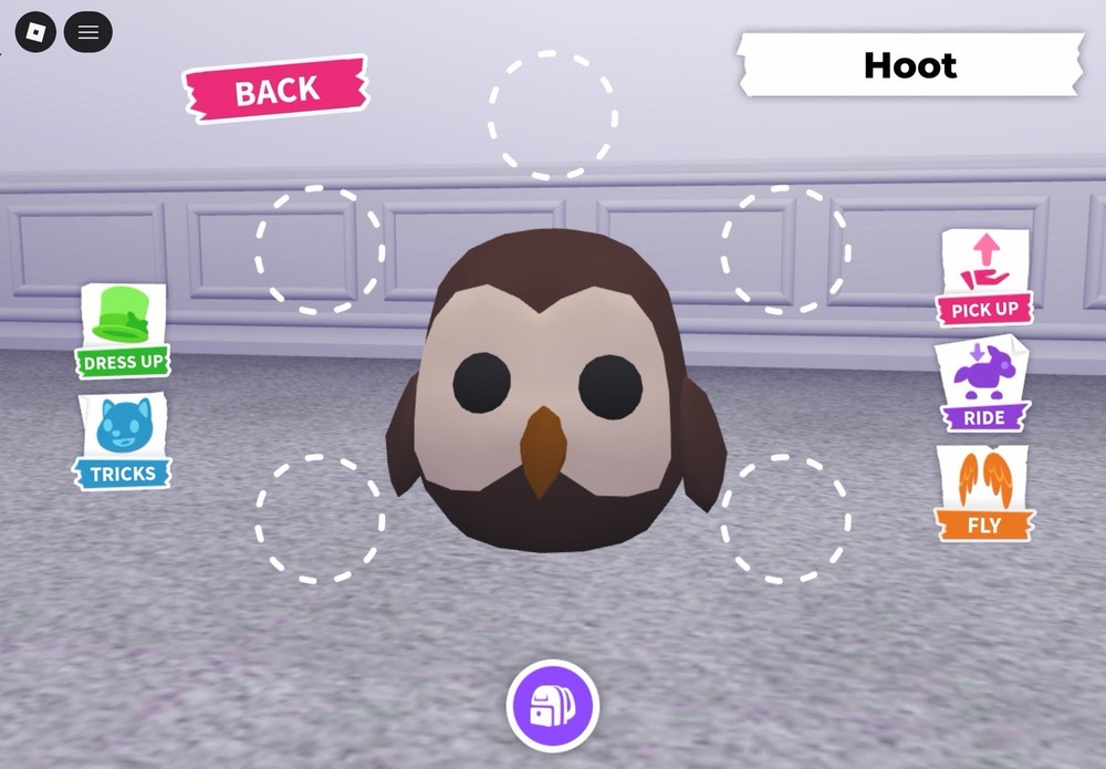 Adopt Me! Owl Virtual Pet *Legendary*