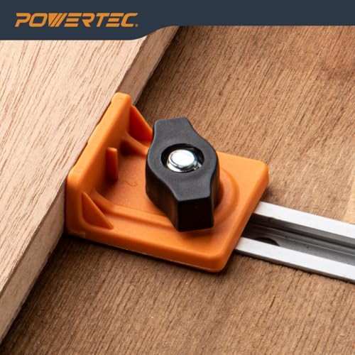POWERTEC 72378 T-Track Inline and Short Stop Kit