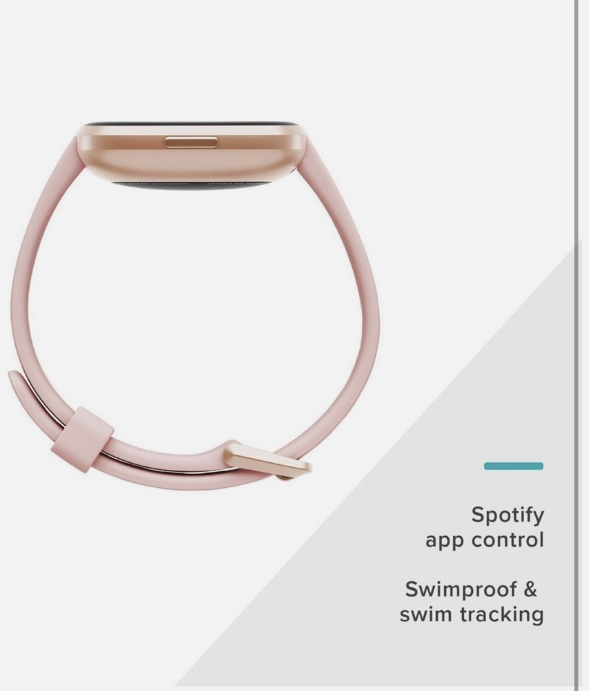 Fitbit Versa 2 Activity Tracker - Petal/Copper Rose