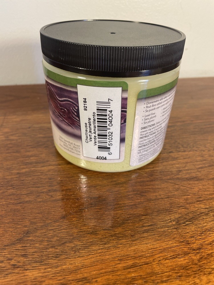 Speedball Low Fire Earthenware Glaze Chartreuse